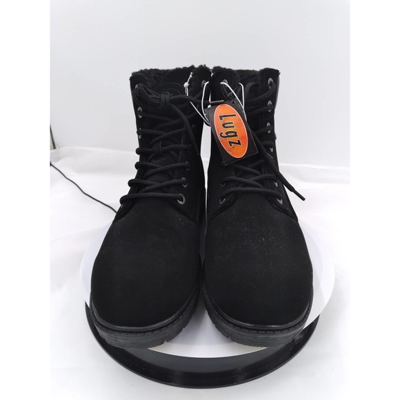 MENS FAUX SUEDE FLEECE LINED WINTER WORK BOOTS size 10 main image 5